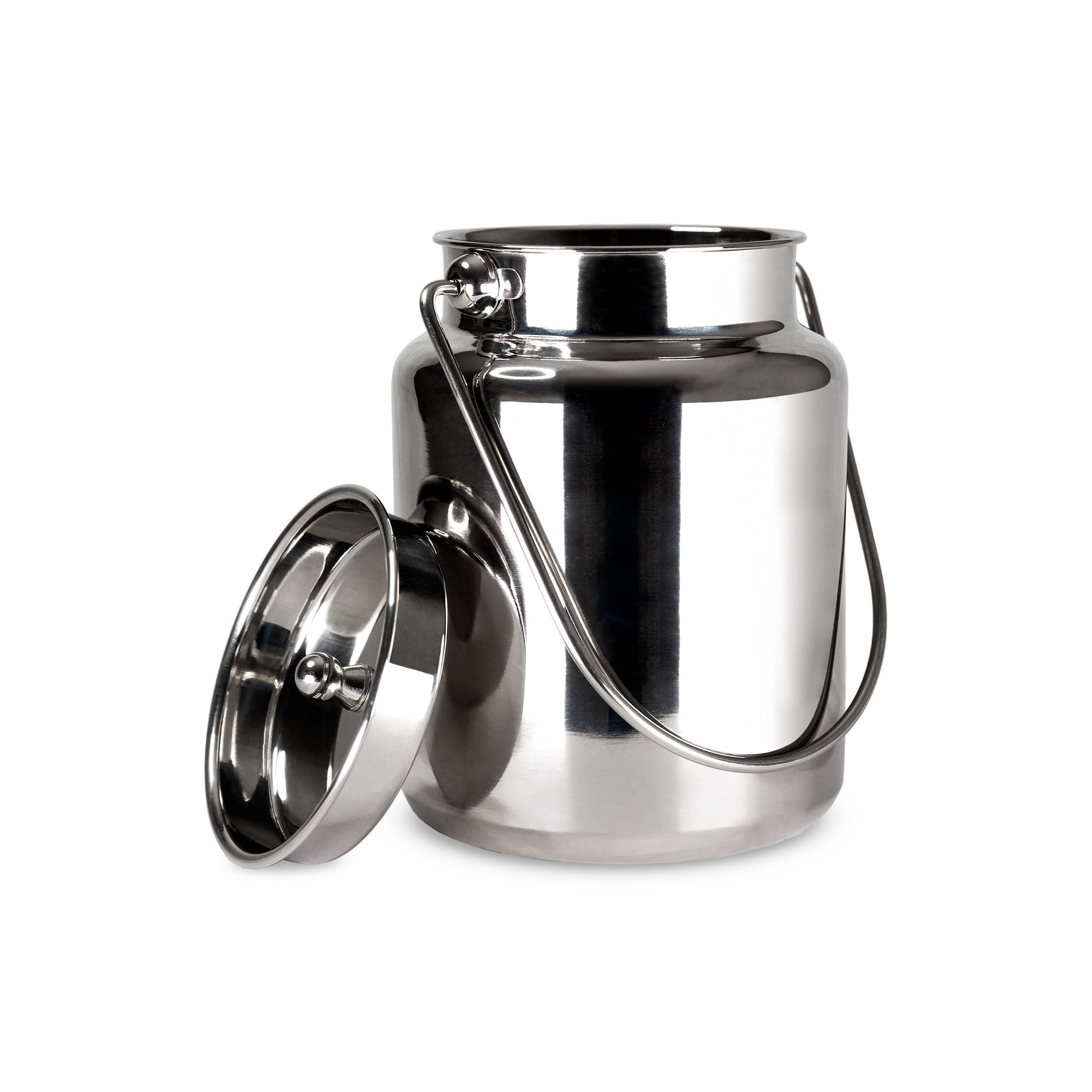 kaese-selber.de - Milchkanne Premium 1,5 Liter (Edelstahl)