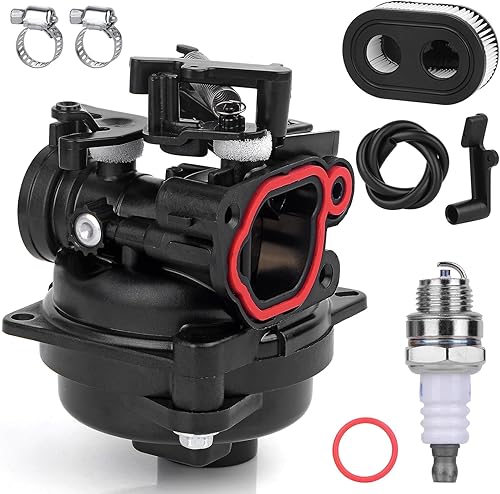 799584 Kit de carburador de repuesto para cortacésped carburador 594058 596505 593261 594057 798452, compatible con B&S Carb 550EX 725EXI 625EX