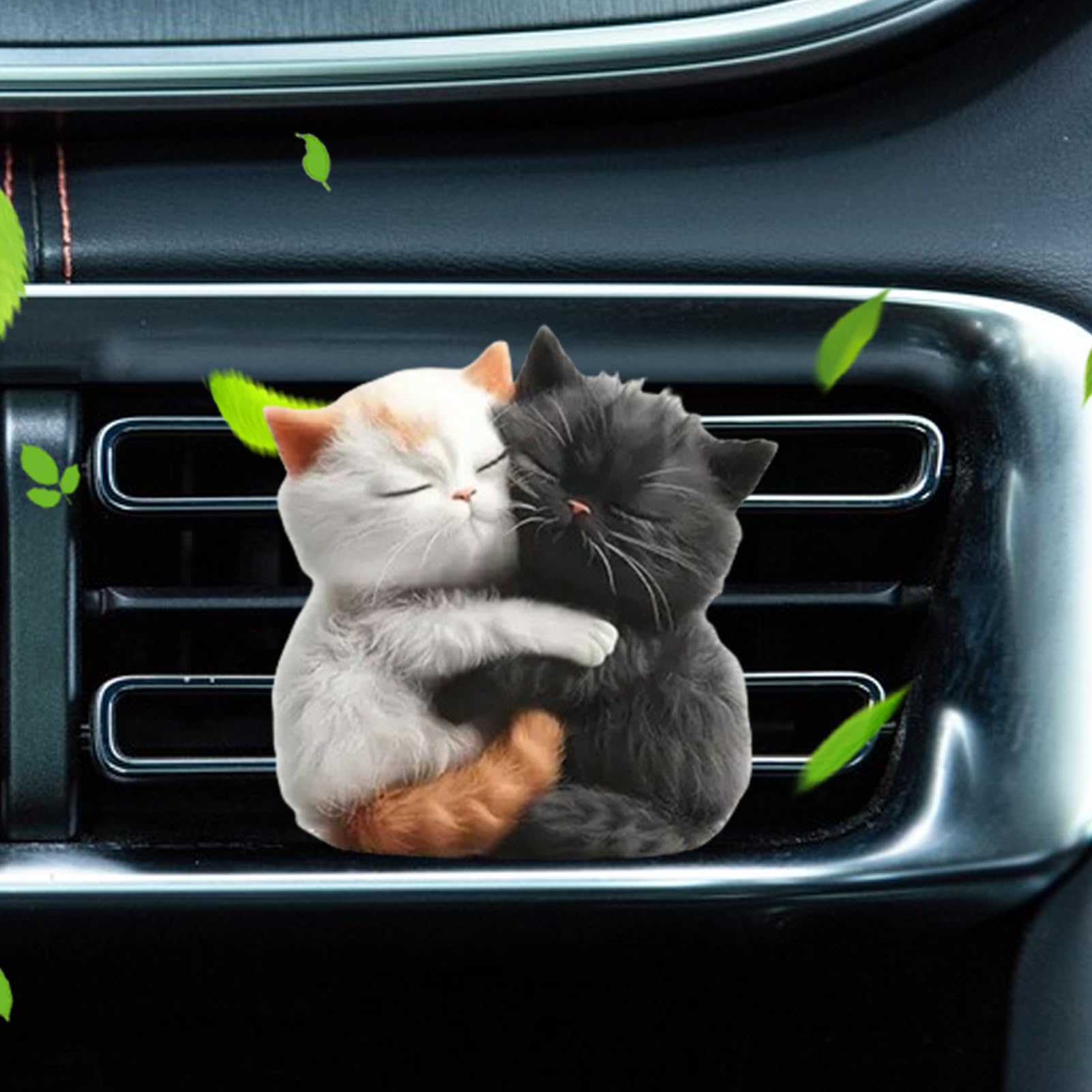 Profumatore per Auto con Clip da Bocchette Deodorante Decorativo Gatto | Diffusore Divertente in Acrilico per Donne Casa Camion Furgone Pendolarismo Viaggio Notte Ventilatore
