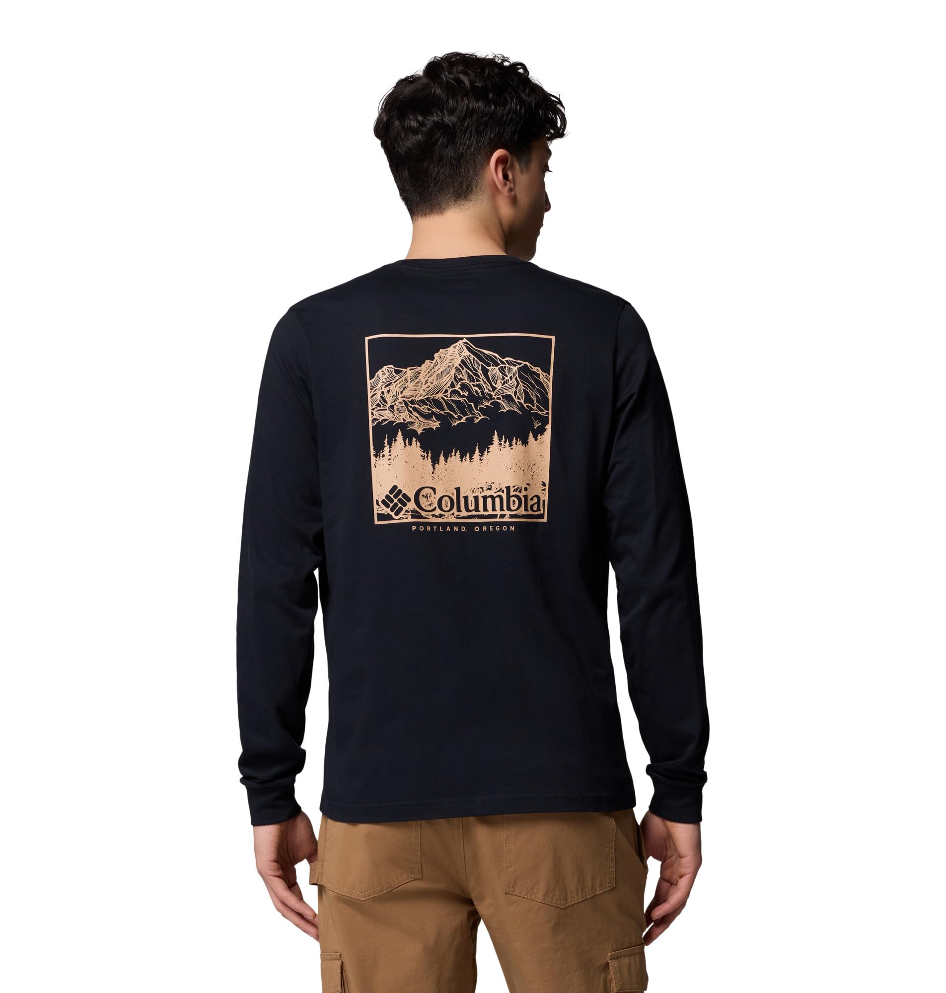 Columbia Maglietta A Maniche Lunghe con Logo CSC Seasonal Uomo
