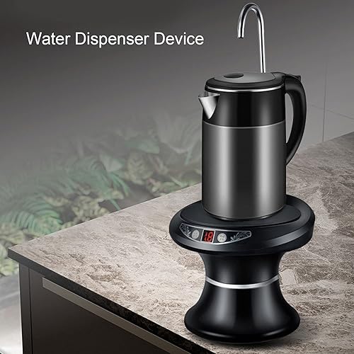 Miniatura 5 de Dispensador de agua potable Bomba de agua embotellada eléctrica automática de escritorio para oficina en casa negro