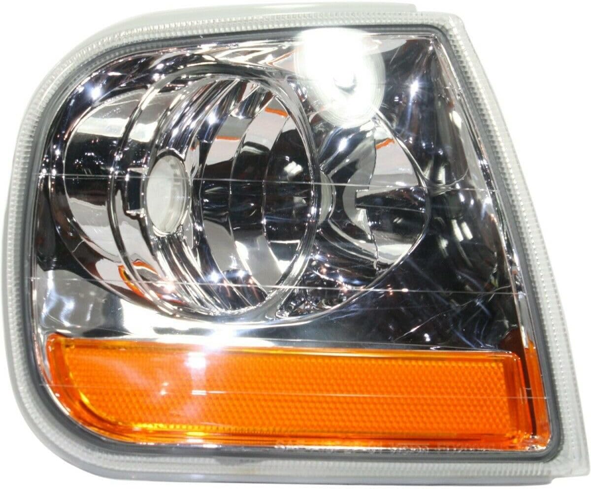 Turn Signal Light 2pcs Left Right Side Corner Lamps Truck for Ford for F250 1997-1999 FO2520170 1L3Z13200BA