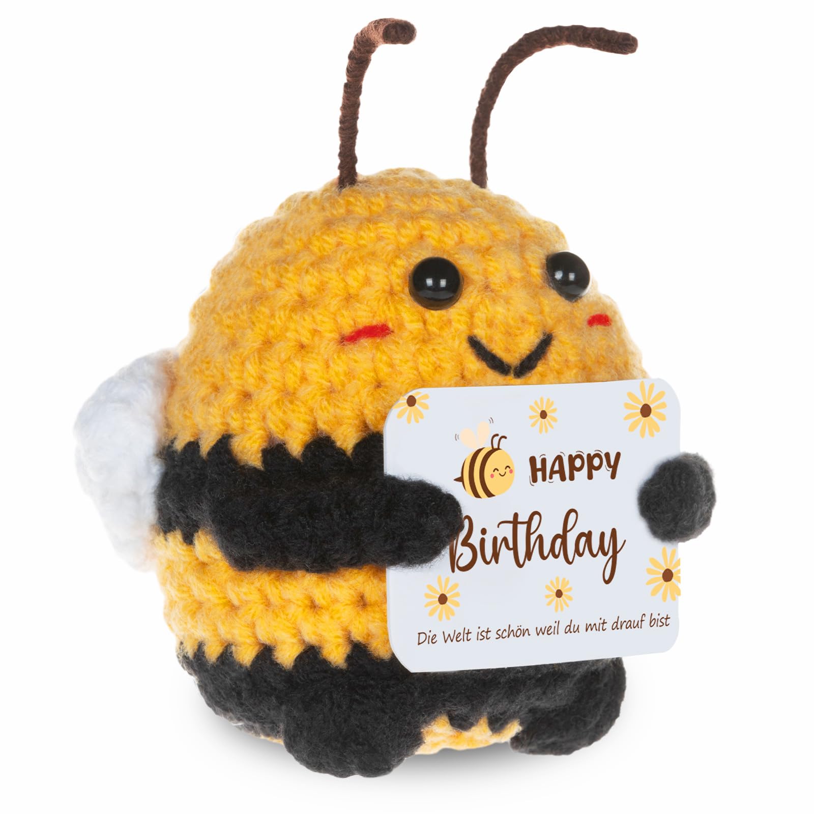 WenmthG Dankeschön Geschenke Pocket Hug Positive Biene