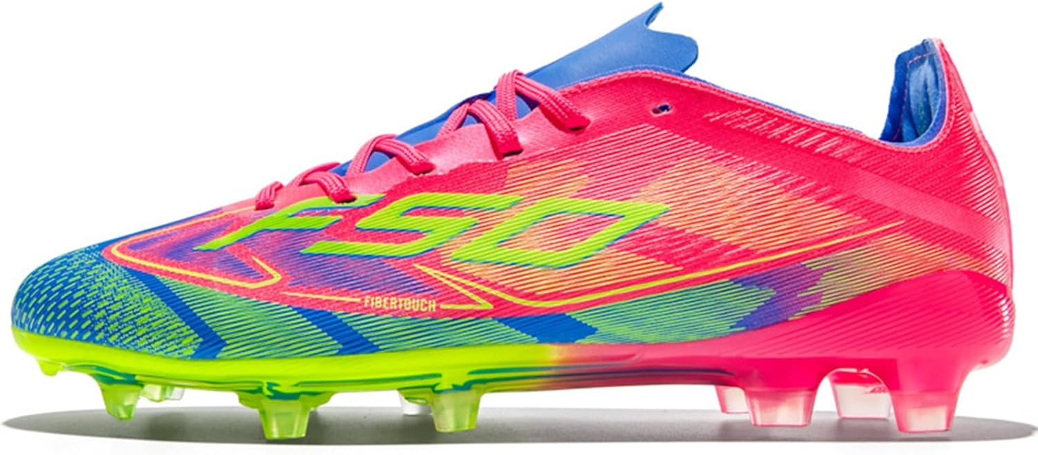 Mens Anti-Slip Low-top Soccer Shoes - Indoor Outdoor Training Competition Football Boots - Durable Lace-up Sneakers