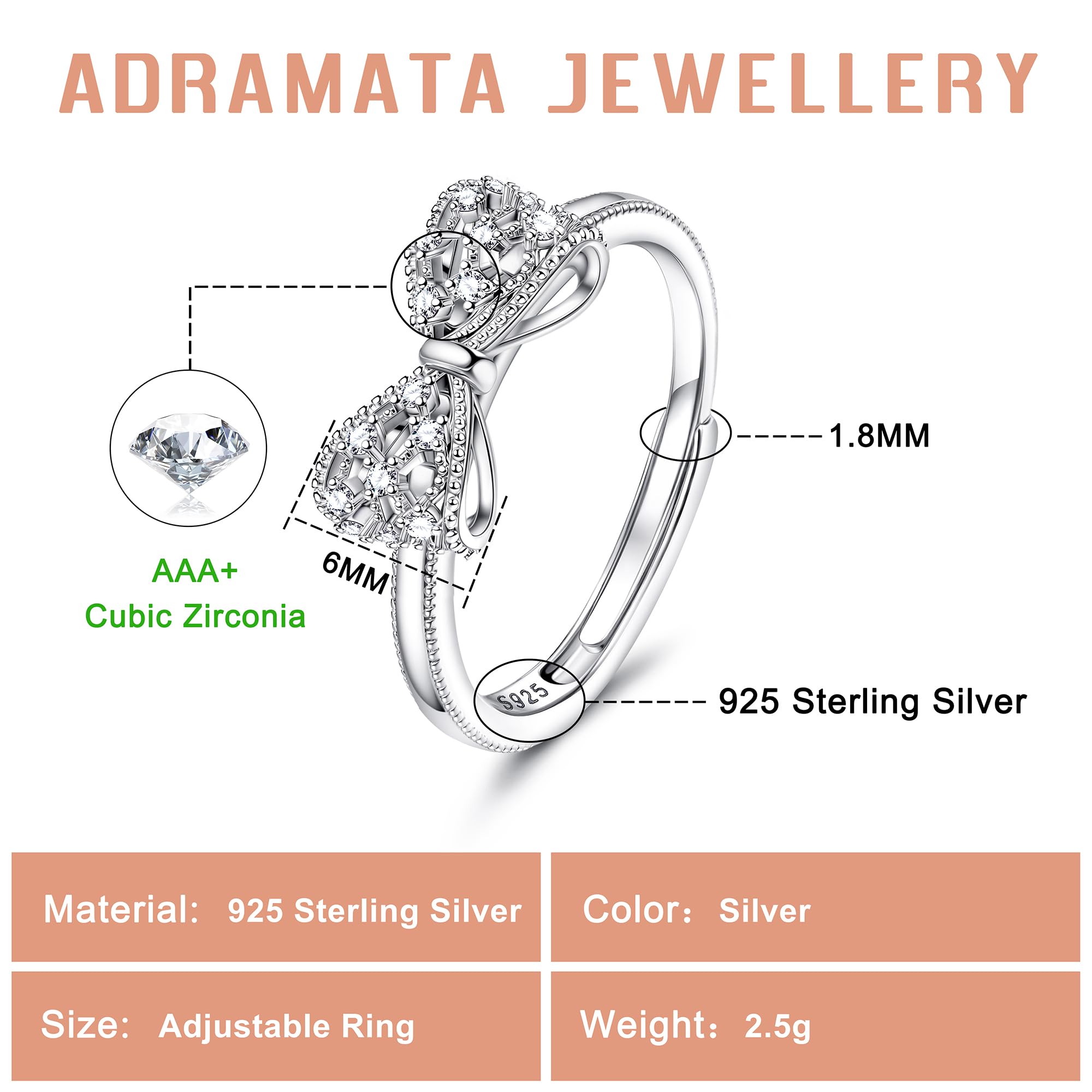 HMJGDHX 925 Sterling Silber Ring für Frauen und Mädchen, verstellbare Unendlichkeitsringe mit Kreuzschleife, Knotenringe, Verlobungsringe, Versprechensring, Ewigkeits-Ehering, silberne Daumenringe für