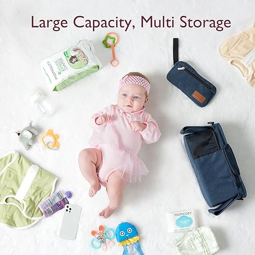 Miniatura 3 de Momcozy Organizador universal para cochecito con portavasos aislado, bolsa de teléfono desmontable y correa de hombro, se adapta a cochecito como