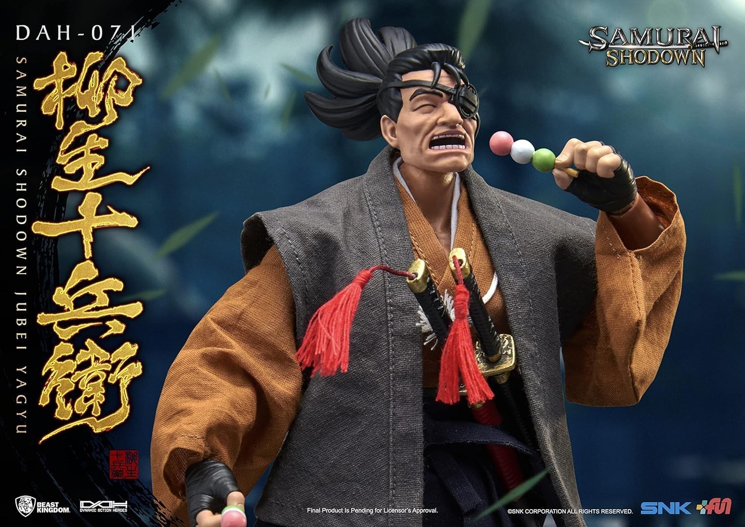 Beast Kingdom Samurai Shodown: Jubei Yagyu DAH-071 Dynamic 8ction Action Figure,Multicolor
