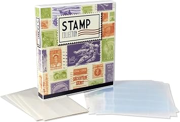 UniKeep Stamp Collection Album Stockbook and Binder Kit Complete with Pages