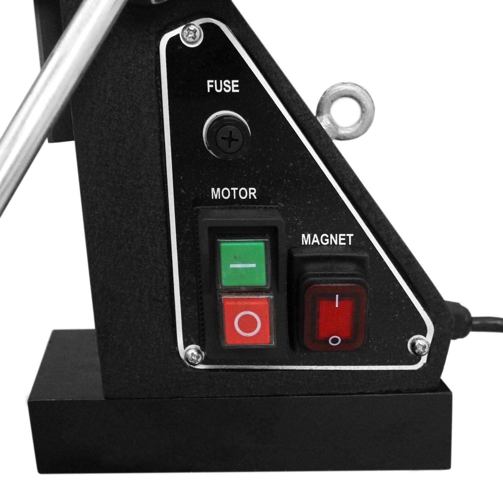 Trapano Industriale Colonna Magnetico macchinario 230V Diametro 35mm Perforare Carotatrice Adattaore Ferrovie Nave Edificio Ponti Ingegneria Elettrico Costruzioni