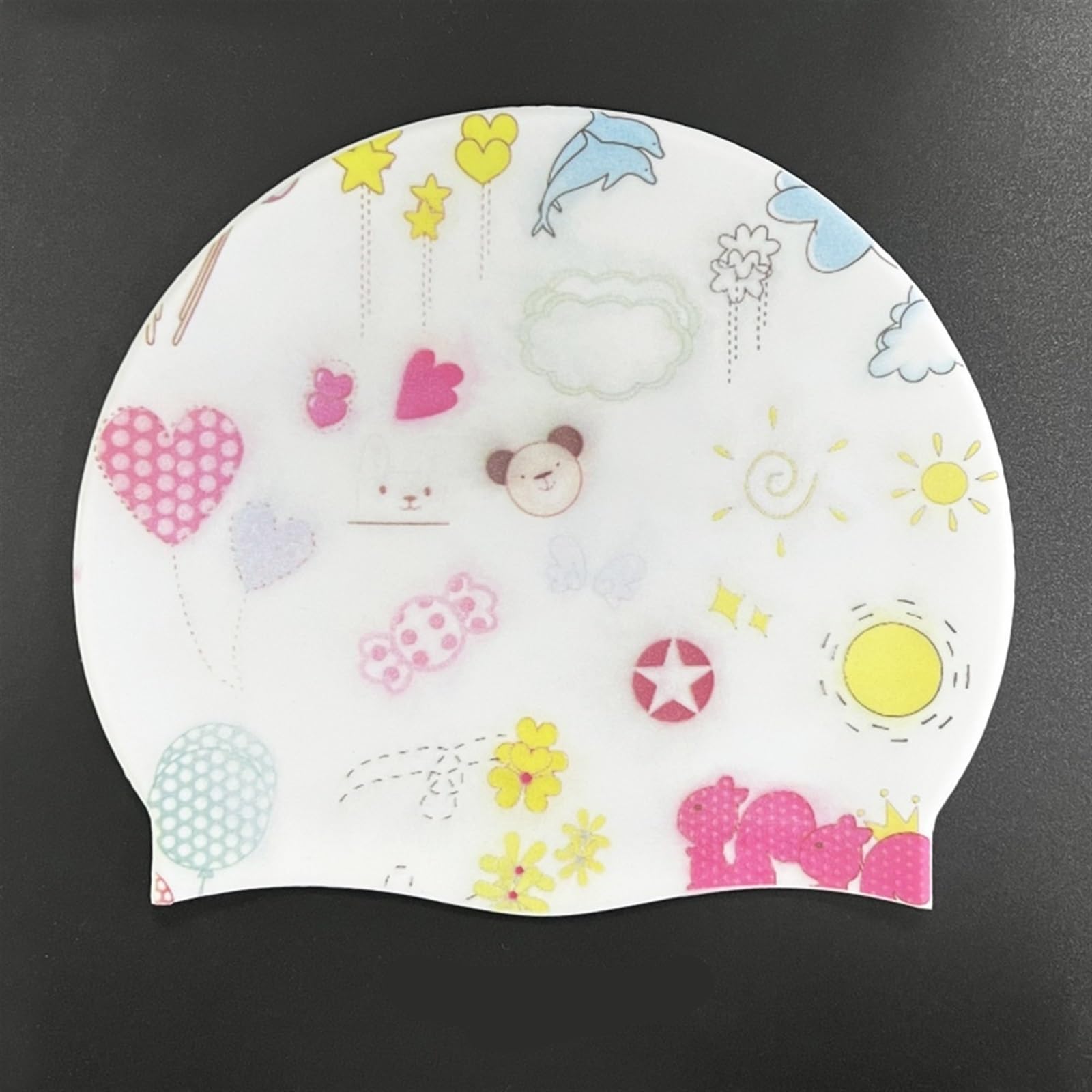 Bonnet de bain pour cheveux longs - Étanche - Élastique - En silicone - Bonnet de bain - Bonnet de plongée