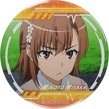 Amazon | とある科学の超電磁砲T 缶バッジ デザイン02(御坂美琴/B