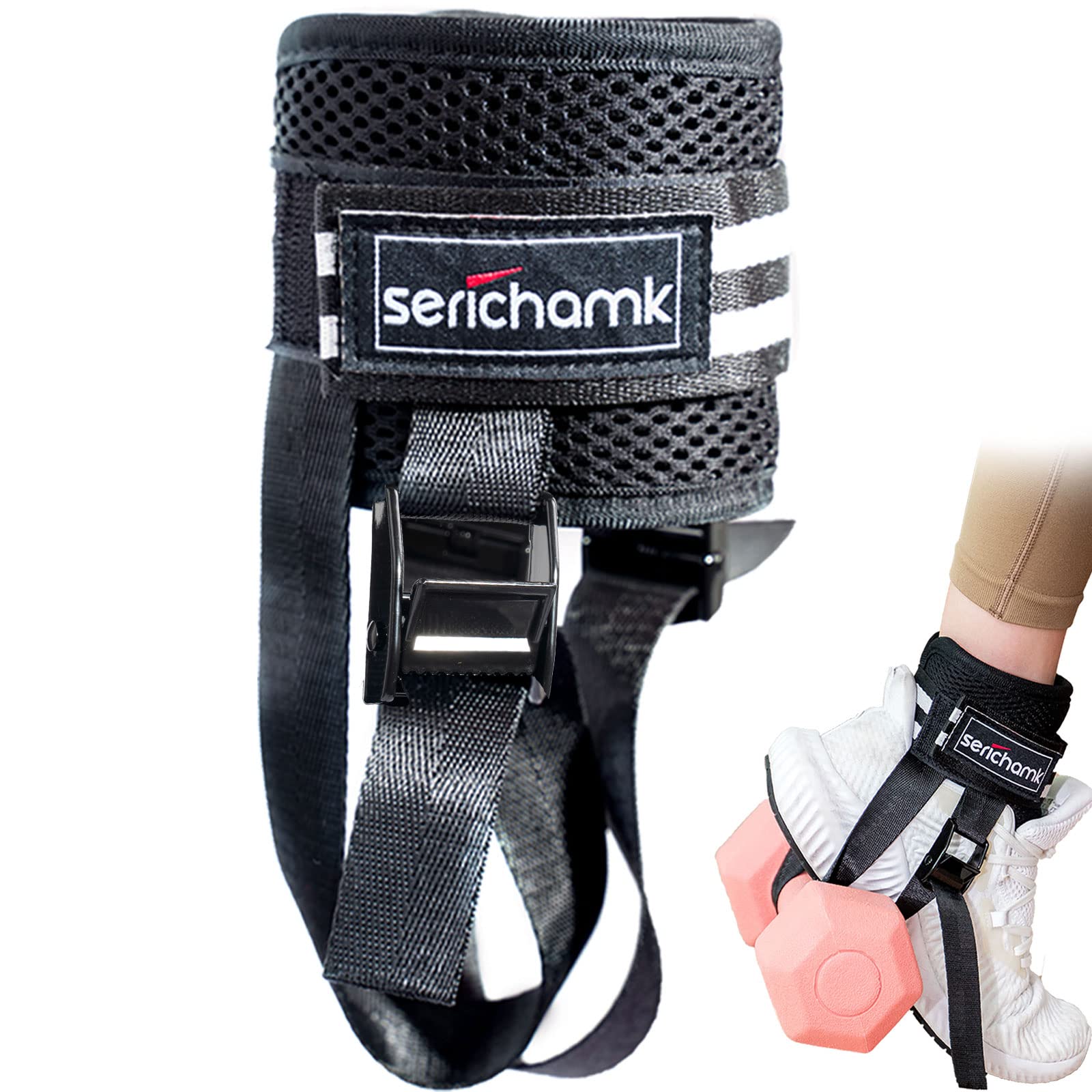 Adjustable Adjustable Feet Dumbbell Attachment,Feet Weight Lifting-Foot Weights for Exercise, Leg Extensions,Tibialis Trainer,Leg Lift Exercise Equipment