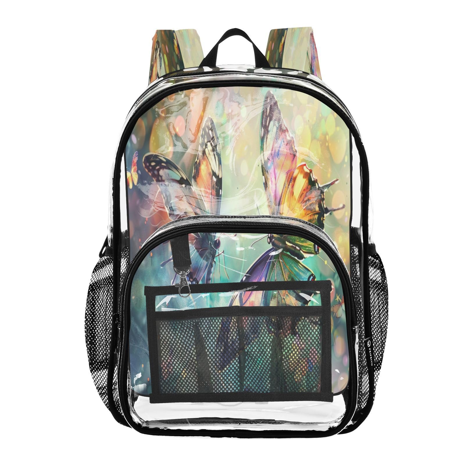 Mochila transparente escolar para evitar esperas en controles de acceso 8