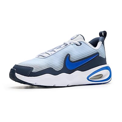 Nike Kids Air Max Nova (Big Kid) Kids Shoes Football Grey/Hyper Royal/Thunder Blue