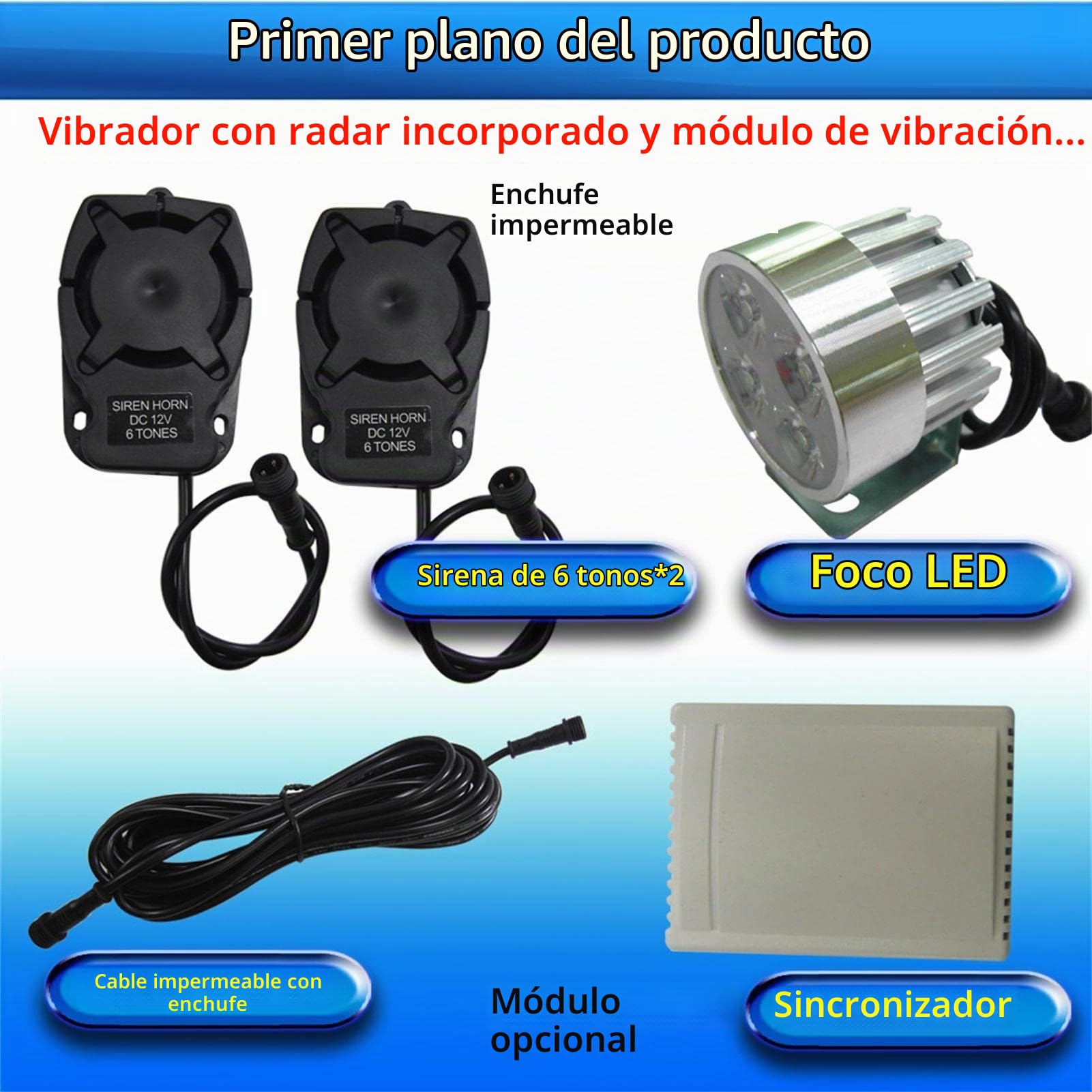 Alarma Coche,Sistemas Alarma Seguridad para vehículos | Kit Alarma Aceite antirrobo 12V-24V sin Falsa Alarma