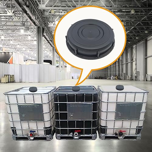 Miniatura 6 de Joyoya IBC Tapa Tote Accesorios Tapa Tapa de Depósito de Agua Plástico Resistente Adaptador de Tanque IBC Tapa de Almacenamiento de Agua Líquido