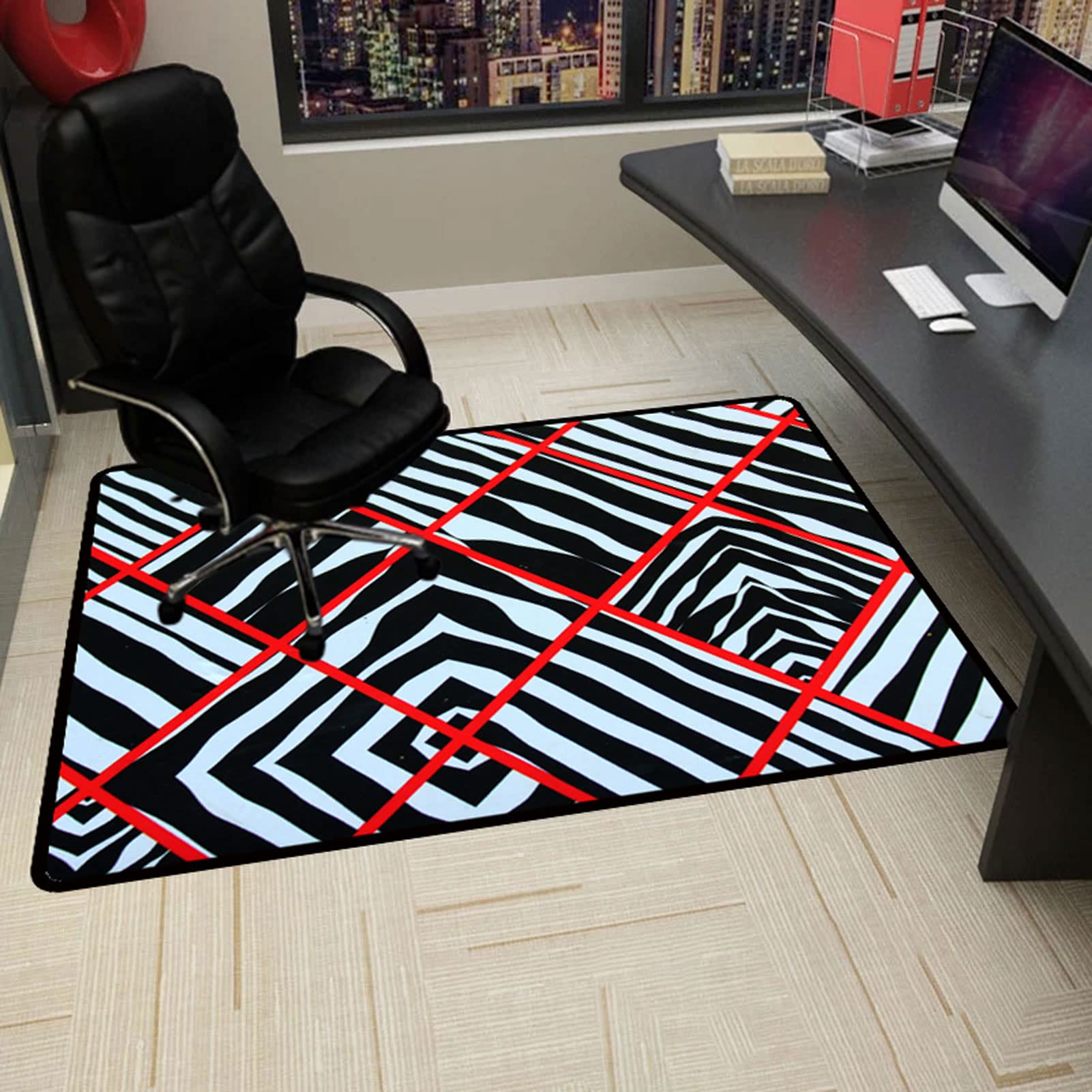 QBYRSSS Transparent Table Cover Protector Desk Chair Mat for Hardwood Floor 90x120CM Multi Purpose Office Chair Mat for Rolling Chairs Low Pile Computer Chair Mat Protects Floors Durable and Non Slip