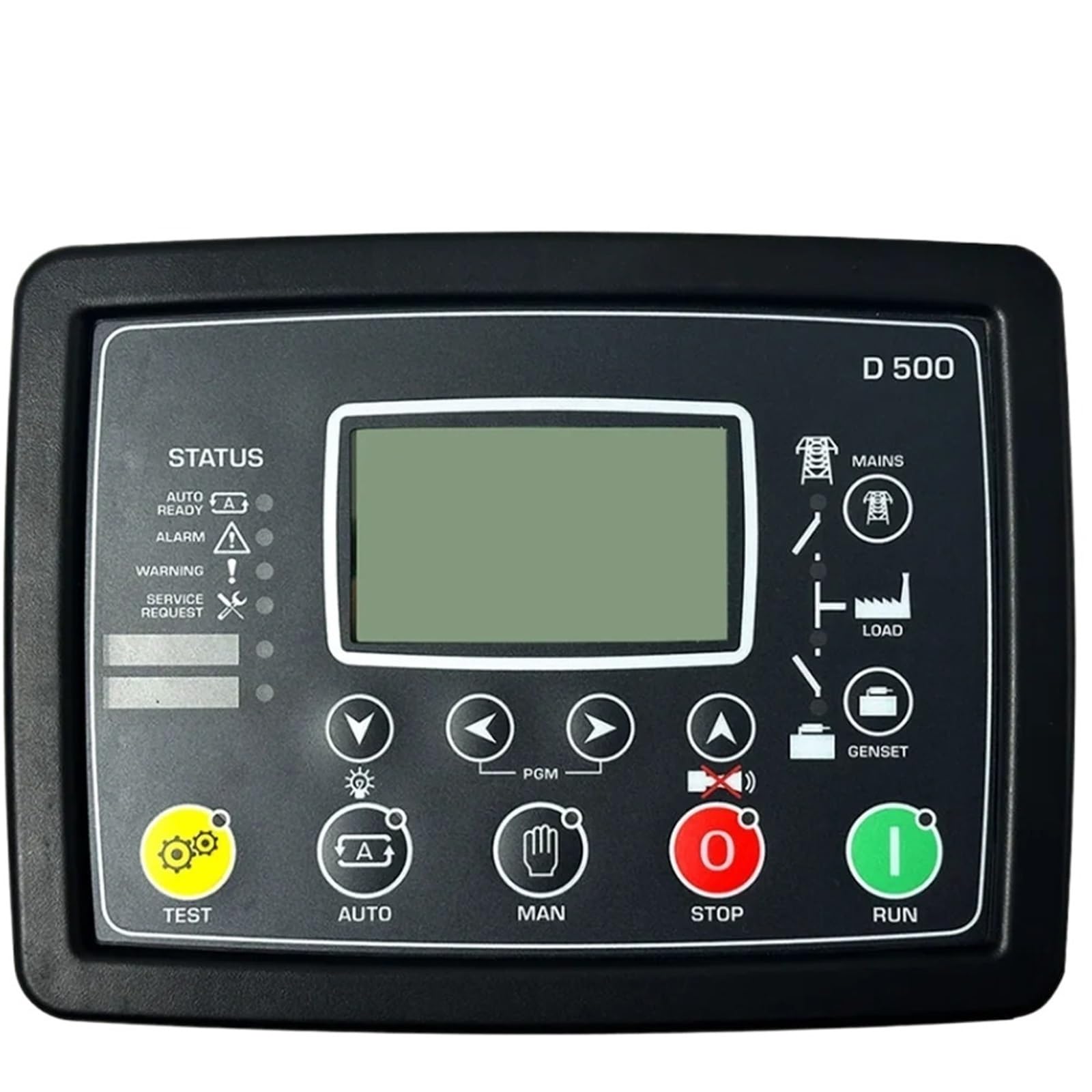 Jdilfunu One Color D500 Mk2 Generator Set Controller Genset Remote Control Module Panel 1Pcs