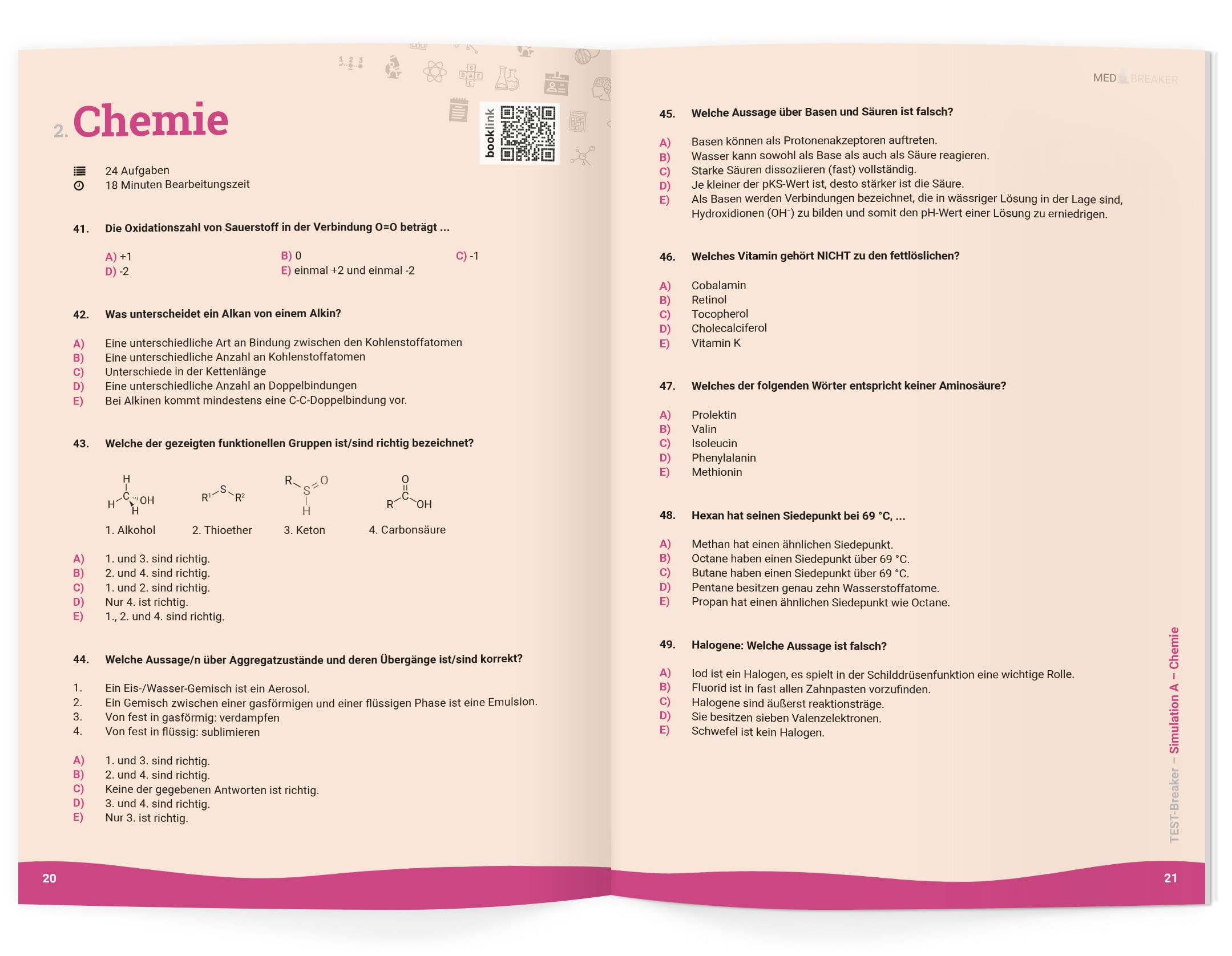 MedAT VIER Testsimulationen inkl. MedAT-H- und MedAT-Z-LIVE-Simulation, Medizin-Aufnahmetest |: TEST-Breaker | MedAT 2025/2026 (4 Test-Aufgaben-Sets) (MEDBREAKER | MedAT-Bücher-Vorbereitung)