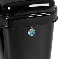 Vista 5 de Nuevas maletas para viaje, rígidas, con equipo de montaje, para Honda Shadow, Kawasaki Vulcan VN Black.