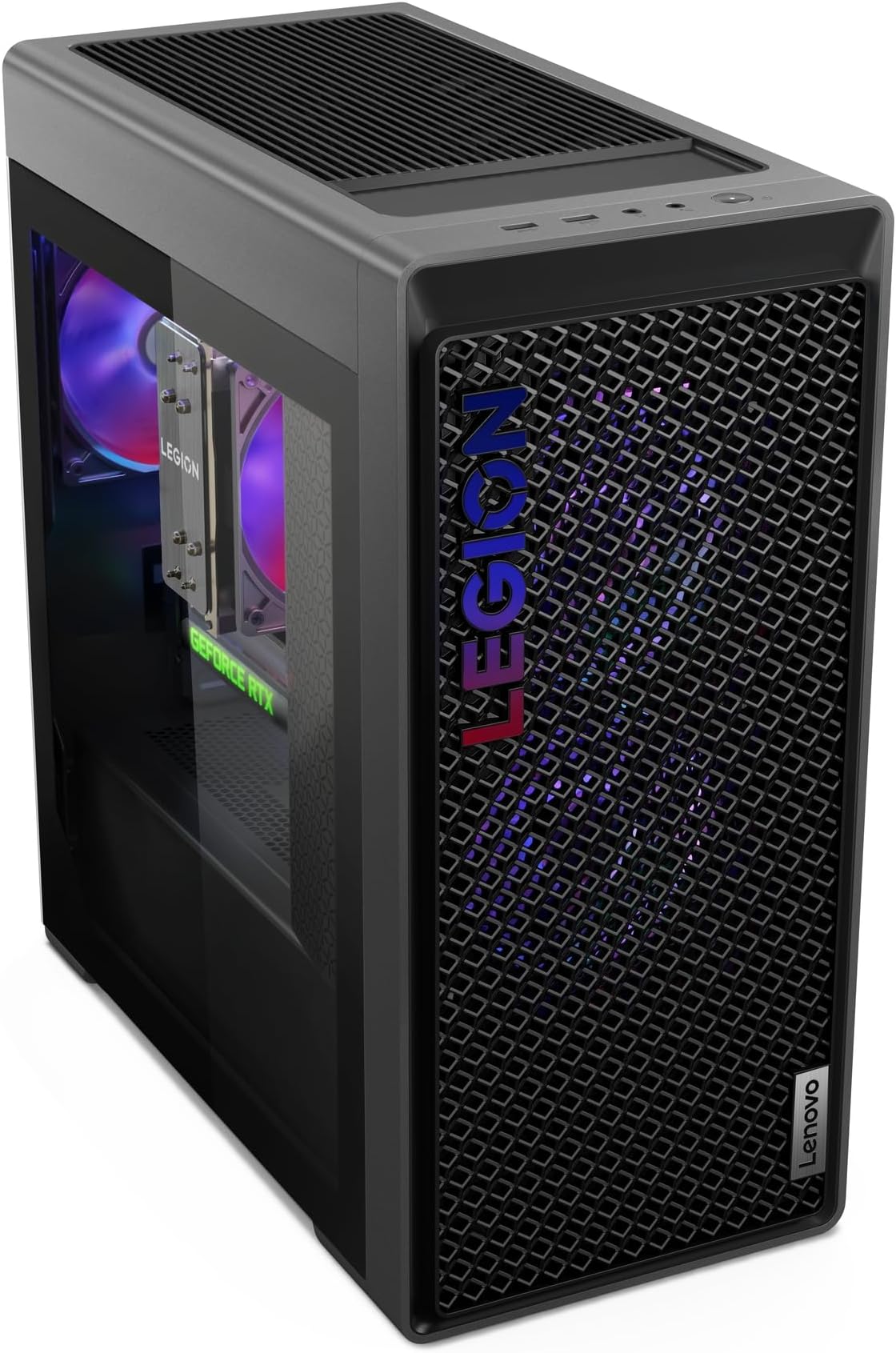 Lenovo Legion Tower 5 Gaming Desktop (Intel Core i9-14900F/32GB/1TB SSD/Win11/NVIDIA RTX 4070 Ti Super 16GB/Legion ColdFront 2.0 Cooling/12 ARGB Lighting Effect/Transparent Side Panel), 90UU00SYIN
