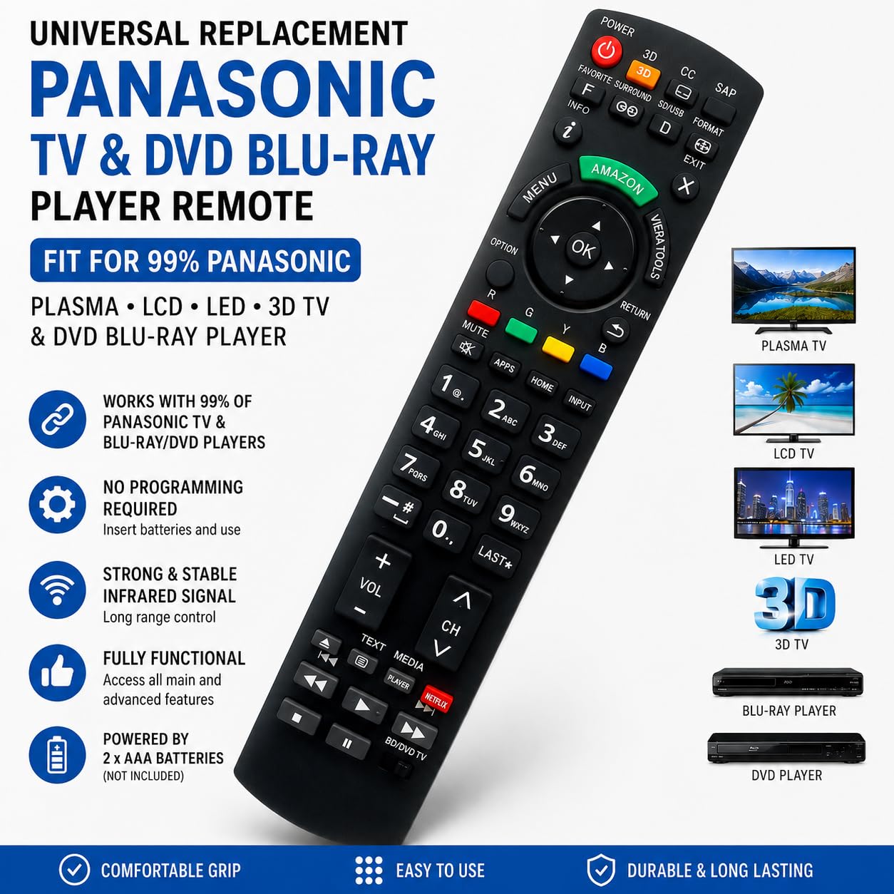 Panasonic blu-ray プレイヤー テレビ 10V型 地上・BS・110度CS対応