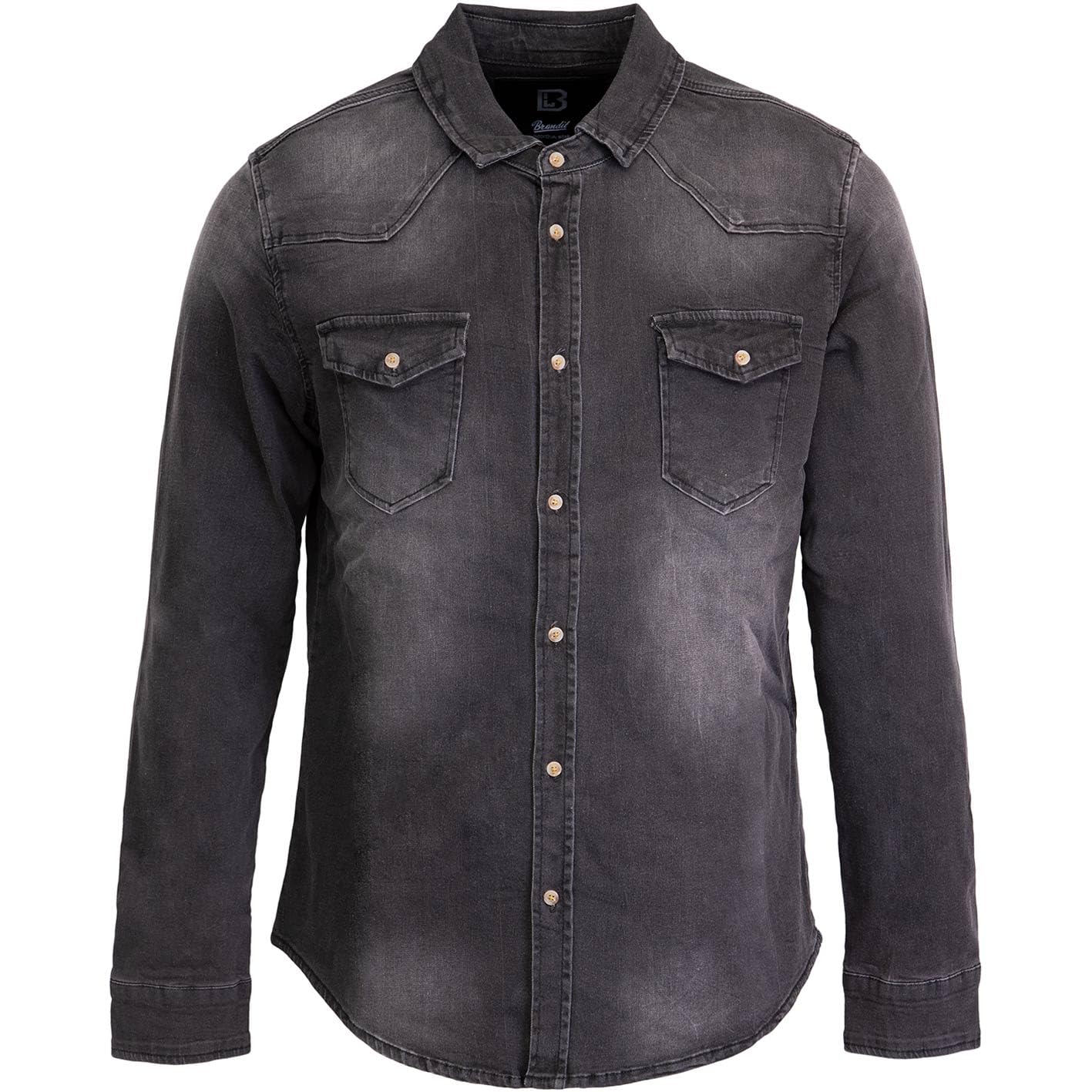 Brandit Denim Long Sleeve Denim Shirt