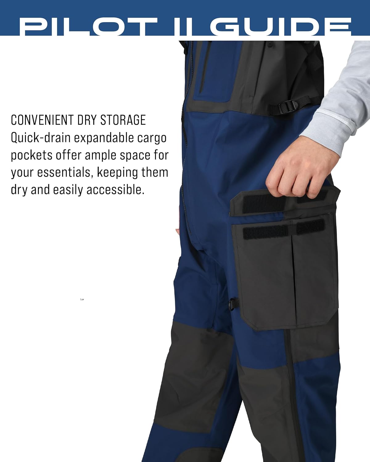 FROGG TOGGS Men's Pilot II Guide Waterproof Breathable Rain Bib