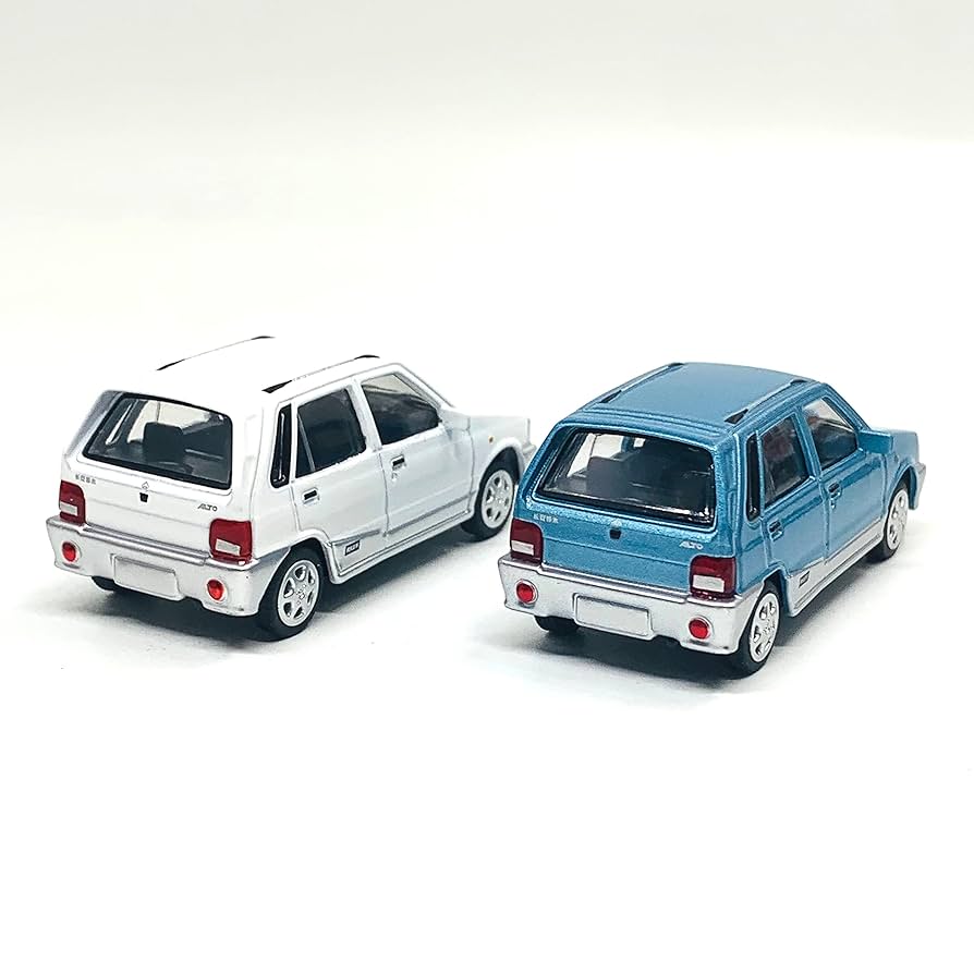 k487 スズキ 1/43 scale パールホワイト ミニカー フィギュア ピュアホワイトパール 【1／64SCALE スズキ アルトワークス