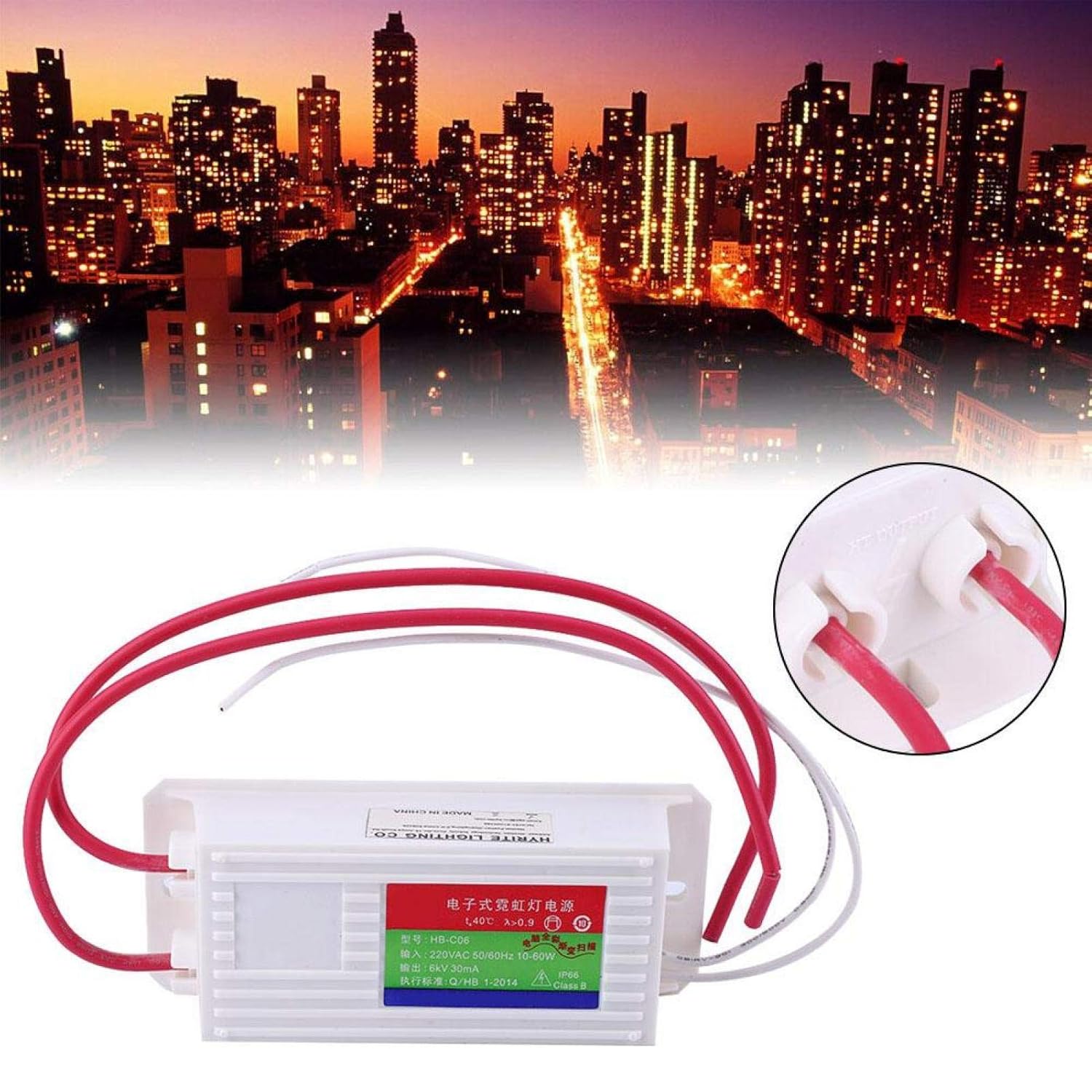 Neon Power Supply Rectifier 6KV 30mA, High Voltage Transformer for Outdoor Advertising Boards, Neon Sign Lighting Electronic Control System