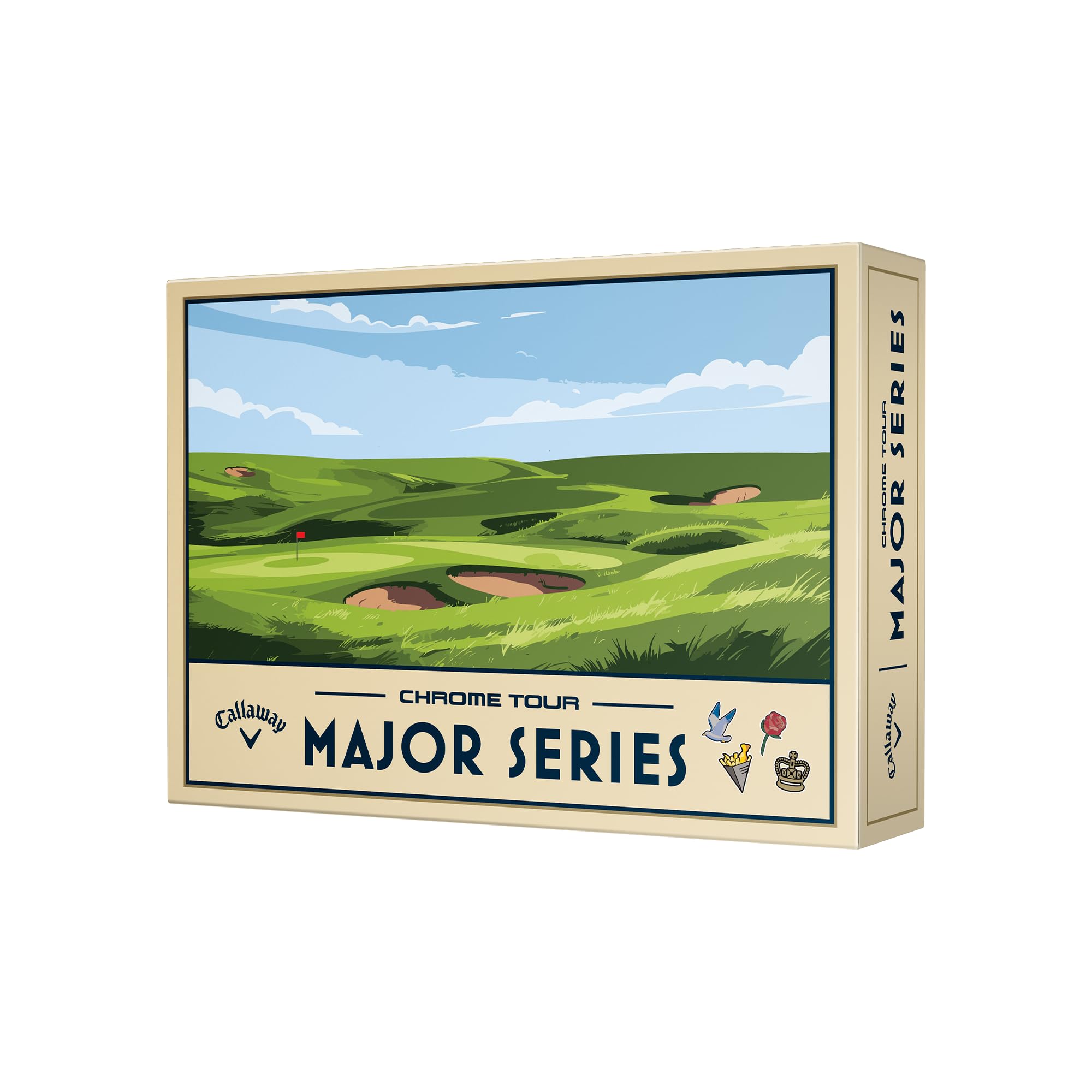 Callaway Golf Chrome Tour 2026 Limited Edition Truvis Golf Balls, July Open Major