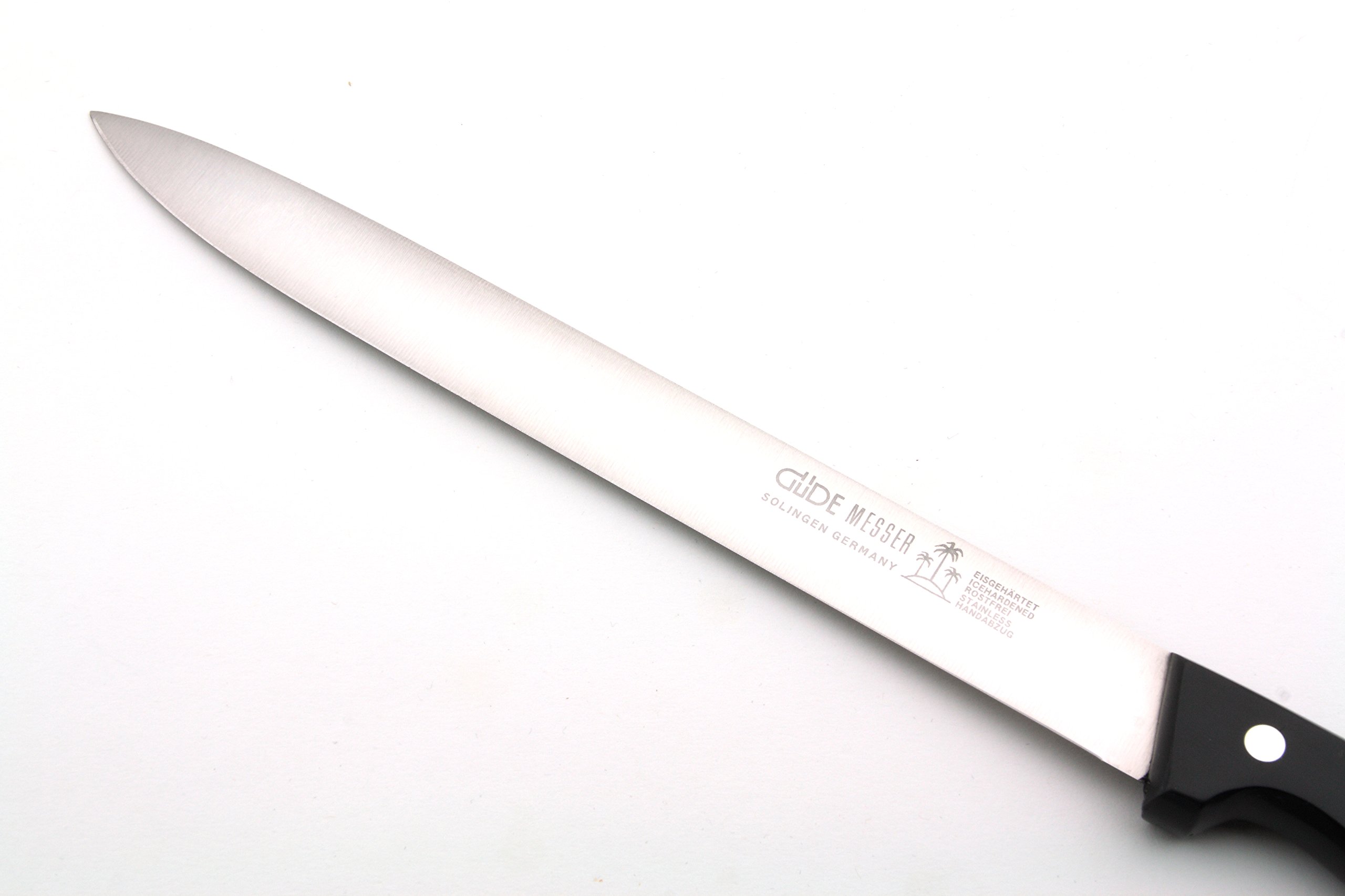 Güde Solingen - Cuchillo jamonero estampado, 25 cm, Cuchillo de Trinchar, BETAP, POM