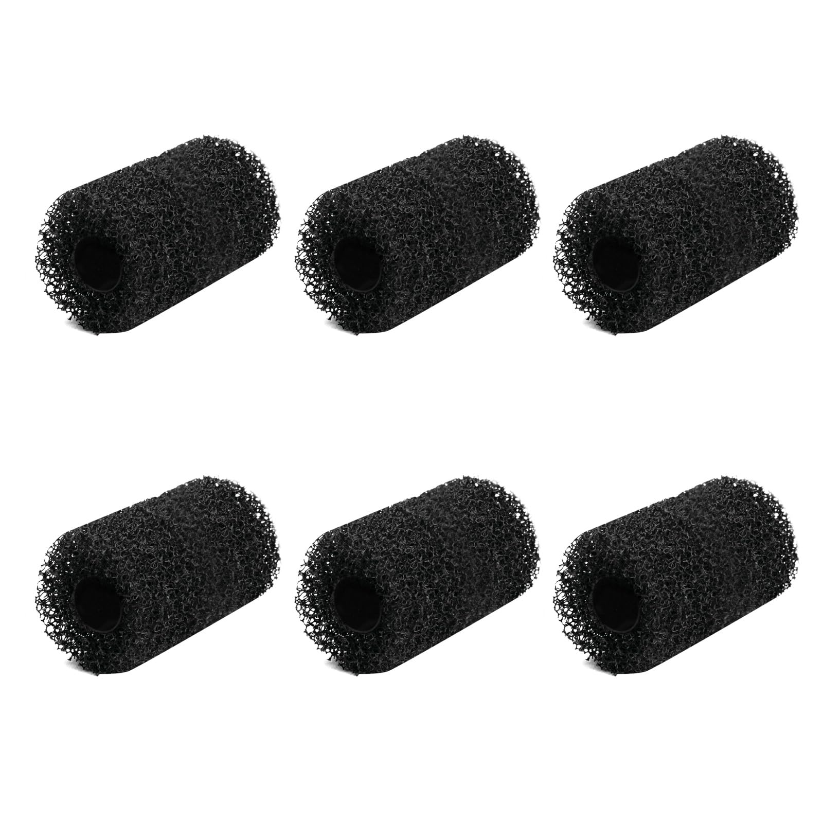 Prefilter Sponge for Fluval AC20/AC30/AC50 Power Filter, Aquarium Filter Intake Sponges, Edge Prefilter Sponge Intake Strainer Cover for Freshwater Saltwater Aquariums Small Fish Shrimp Fry Fish 6 pcs