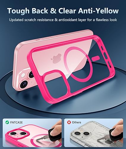 Miniatura 1204 de Fntcase Funda para iPhone 15 Plus y 14 Plus de 6.7 pulgadas, magnética, a prueba de golpes de grado militar, antiamarilleo, delgada, protectora