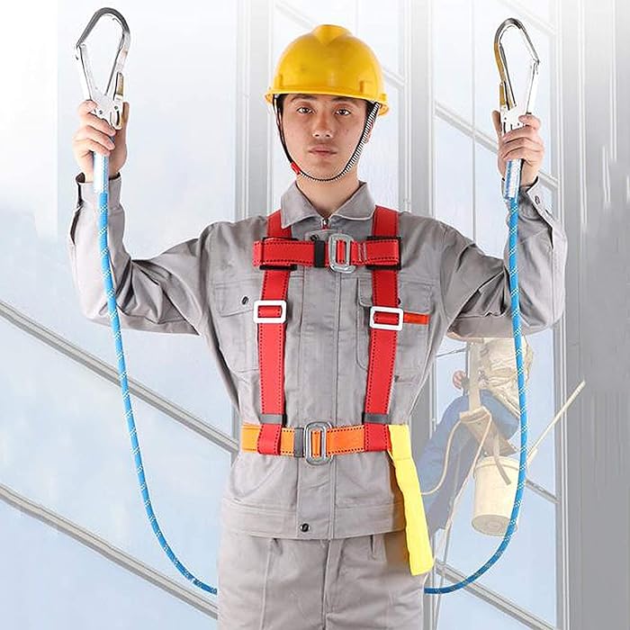 Buy Safety Fall Arrest Harness, Half Body Safety Harness Kits with Hook