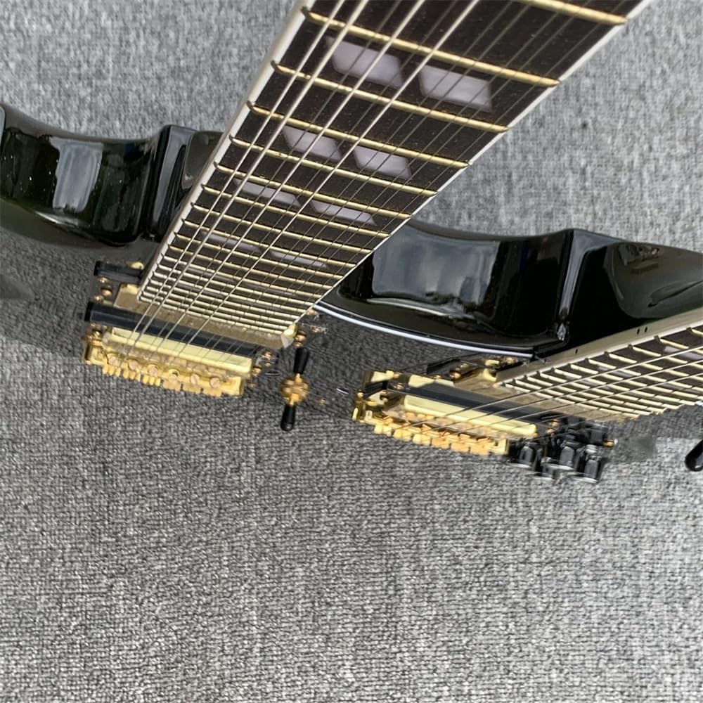 Chitarra elettrica a doppio manico personalizzata 6 + 12 corde, EDS1275, chitarra