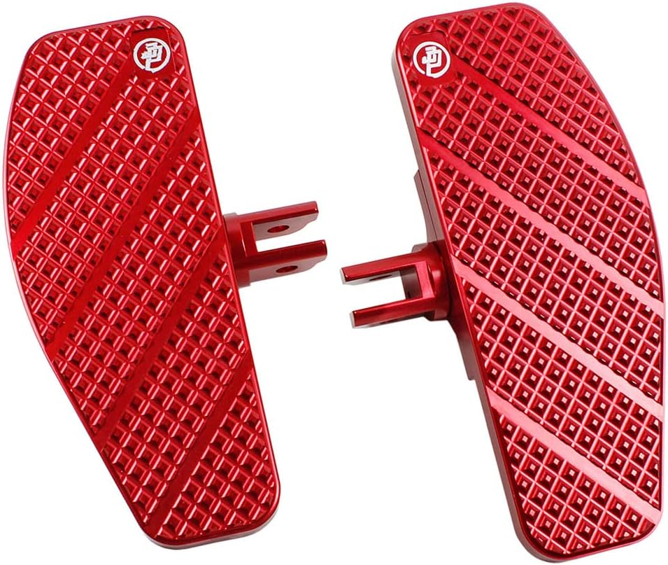 POWER JAMES 8.0“ Black Mini Foot Pedal Floorboard for Harley Davidson 18-2024 FX Softail Breakout, Street Bob, FXDR 114, Fat Bob, Low Rider, Low Rider S, Low Rider ST, Softail Standard (Mini Black)