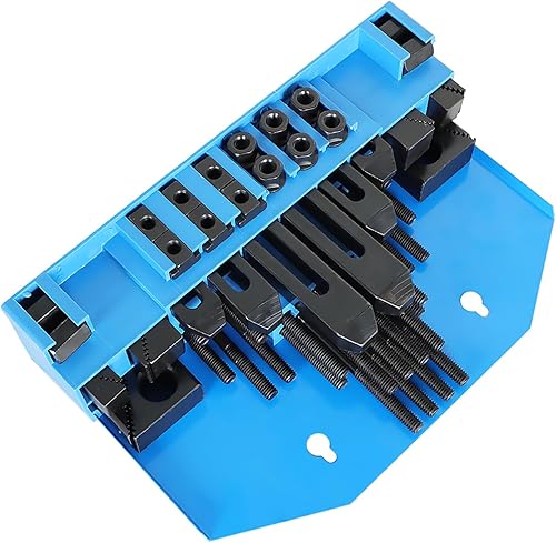 Miniatura 6 de Paquete de 58 abrazaderas de sujeción con ranura en T de 12 pulgadas Pro-Series de repuesto para bridgeport Mill Set Up Set Up Set 38In-16 Stud