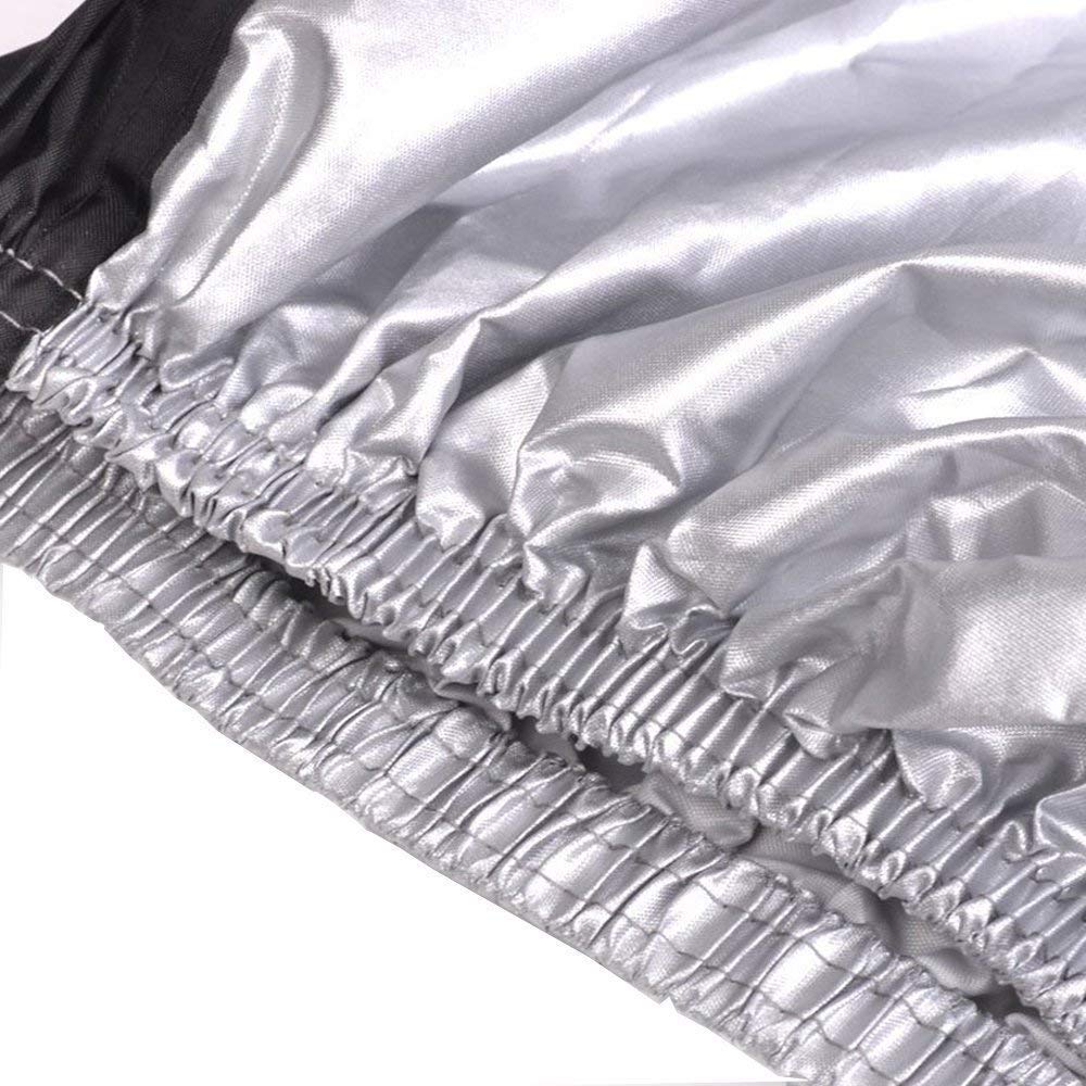 200*105*110CM Copribici Bici impermeabile Telo Protettivo Copertura per 3 Bicicletta Antipolvere Anti UV Copri Bicicletta Argento nero