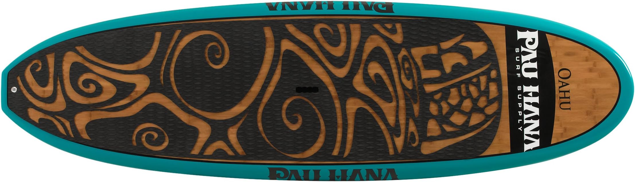 Pau Hana Oahu Stand Up Paddle Board, 8-Feet 10-Inch, Teal