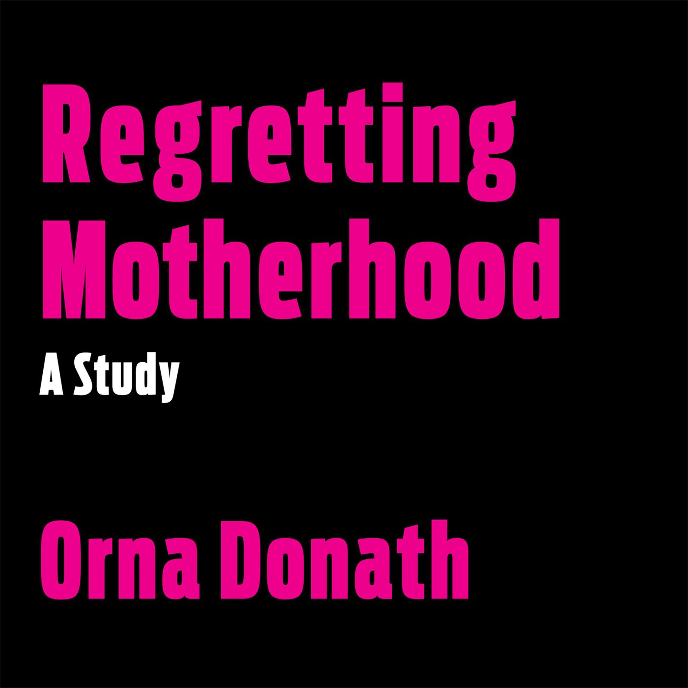 Cover art for Regretting Motherhood