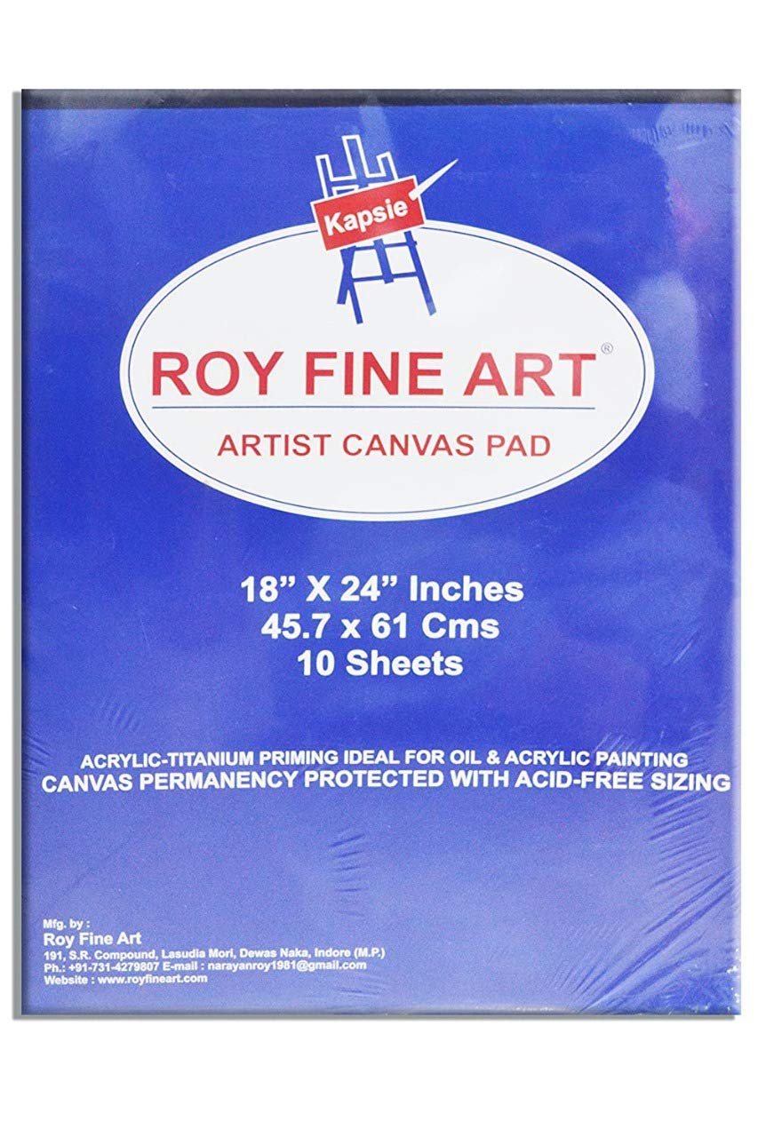 Roy Fine Art Canvas Pad Pack of 5 Amazon.in Home & Kitchen