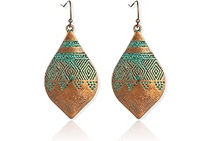 Exquisite Vintage Leaf Earrings: Embracing Ethnic Beauty