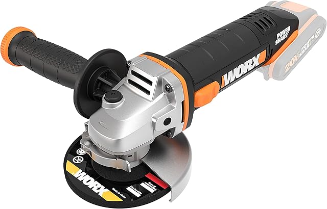 WORX WX800.9 18V (20V Max) Cordless 115mm Angle Grinder - (Tool only - Battery & Charger Sold Separately)