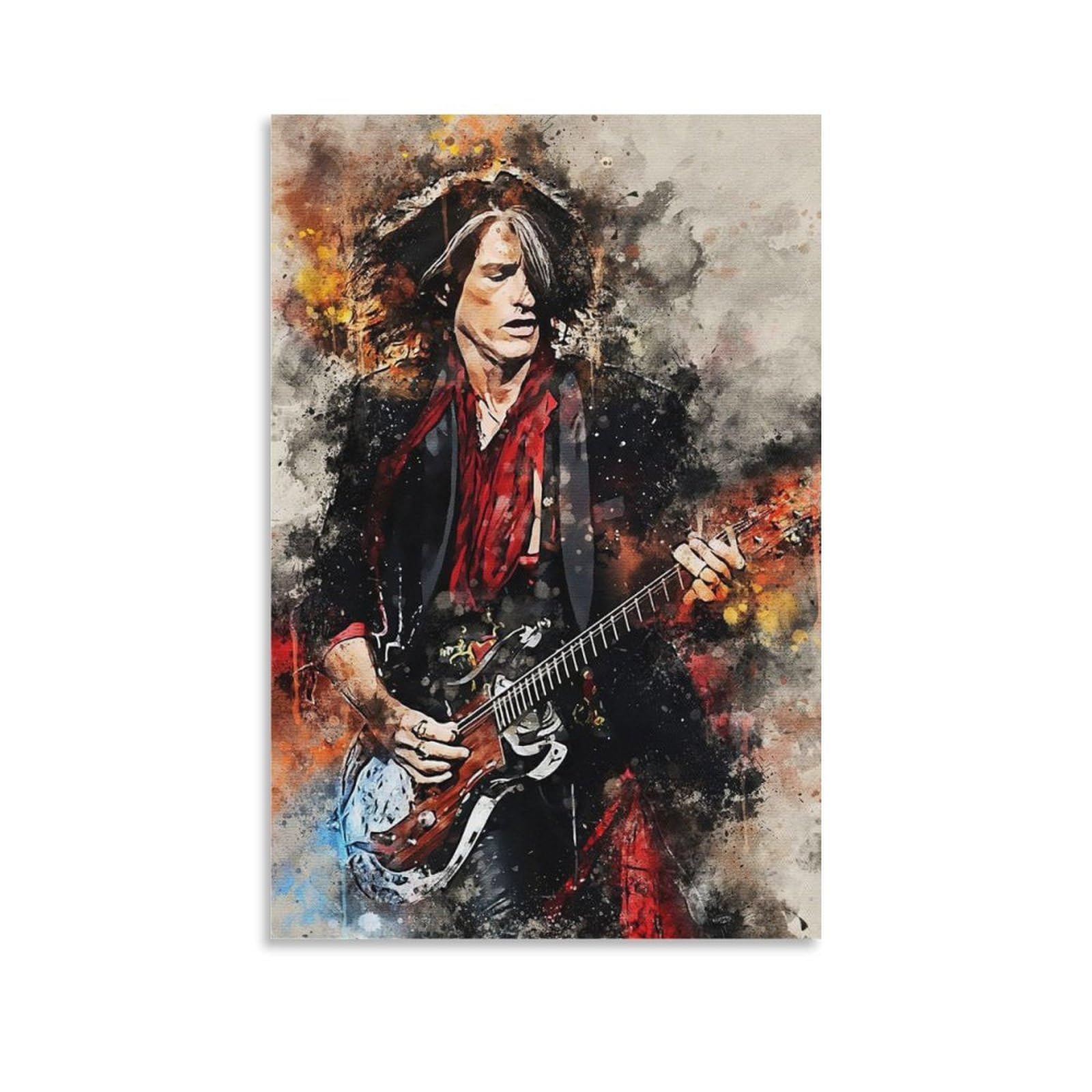 FCOIN Joe Perry Canvas Poster Canvas Art Poster And Wall Art Picture Print Modern Family Decor Posters 16x24inch(40x60cm)