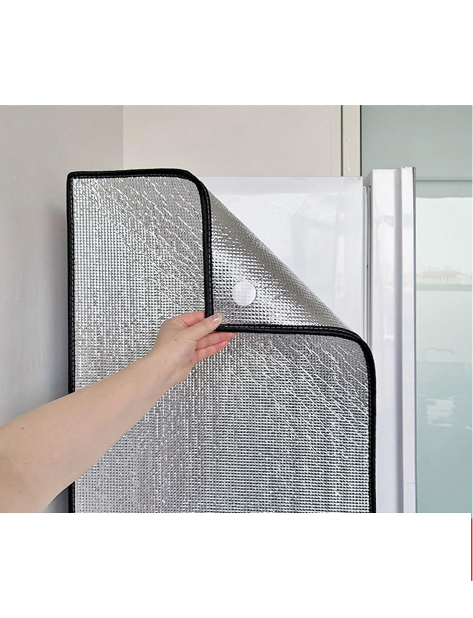 Generico Copertura Isolante Universale per Frigorifero - Adatta a frigoriferi, gelatiere e congelatori (Grigio, 780x1830 mm) - Protegge da Polvere, liquidi e Danni