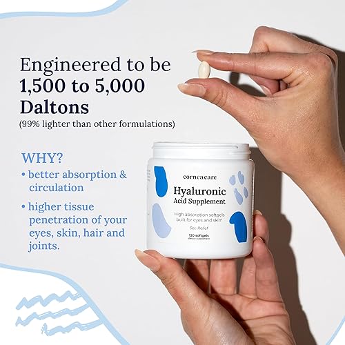 Miniatura 7 de Ácido hialurónico de alta absorción | Suplementos de ácido hialurónico | Tabletas de hidratación | Suplemento antienvejecimiento | Vitaminas para