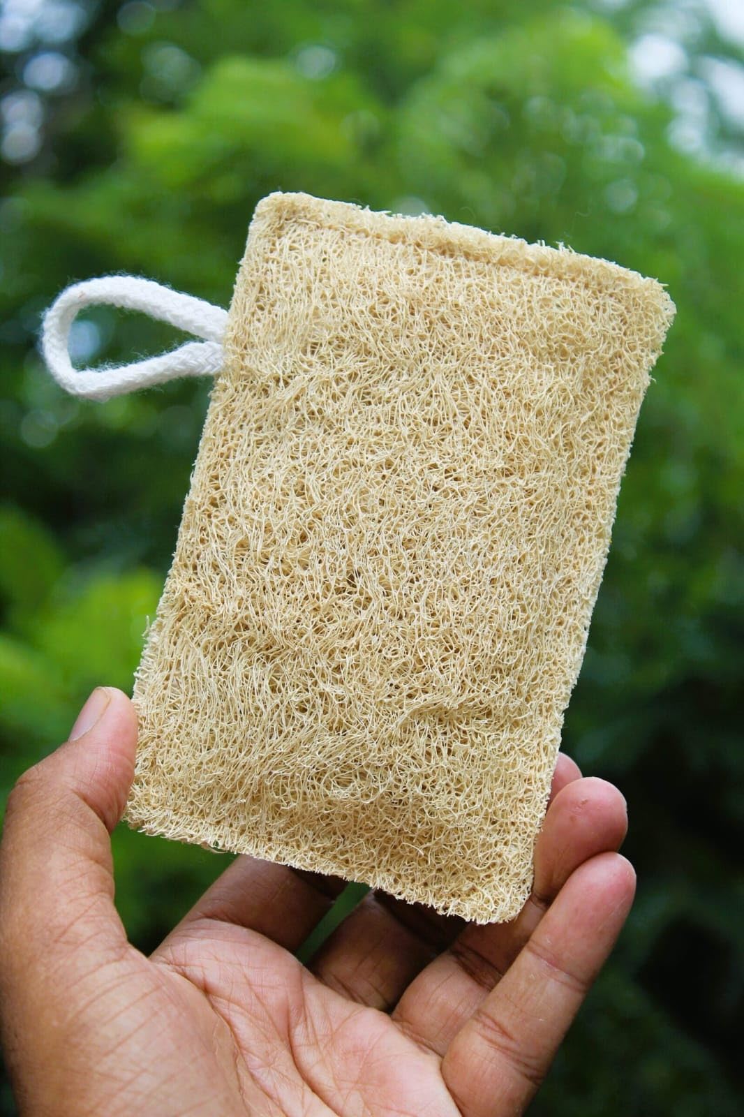 Natural Loofah Scrubber, Plant-Based Bath Sponge for Body Exfoliation-picture-28