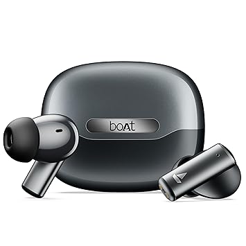 boAt Airdopes Prime 701 ANC (2025 Launch),46dB Hybrid ANC, 50Hr Battery, Real Spatial Audio,Multidevice Connect,App Support, Bluetooth Earbuds, TWS Ear Buds Wireless Earphones with mic (Obsidian Grey) - image, photos