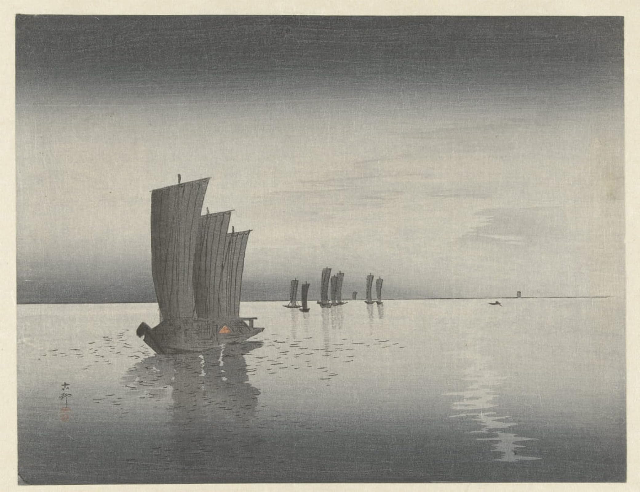 POSTERIIk Famous Animal Posters Vintage Picture Snipe in the Rain by Ohara Koson Modern Wall Decor for Home Decor 60x90cm